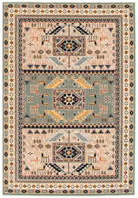Carpette Quincy bleu sarcelle - 5 pi 3 po x 7 pi 3 po