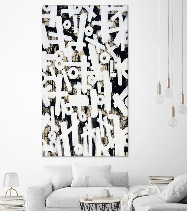 Œuvre d’art murale Giant Art « Strapped Ii » 84 x 48
