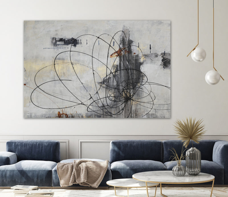 Œuvre d’art murale Giant Art « Mess With The Mind Ii » 84 x 54
