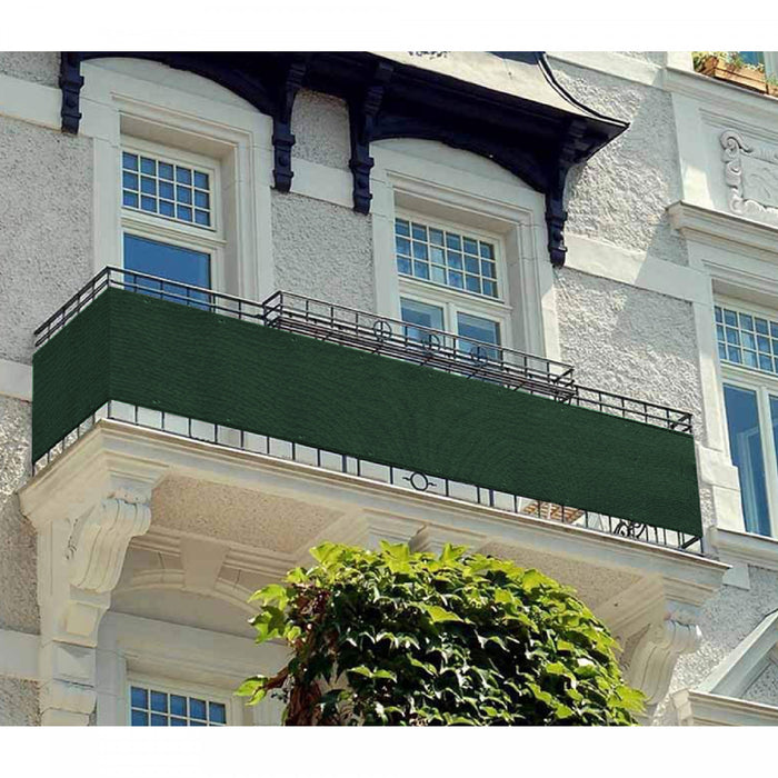 Toile d’intimité pour balcon vert