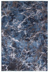 Carpette Marble bleue - 8 pi 0 po x 10 pi 0 po