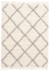 Carpette à poil long Helma Diamond crème 3 pi 11 po x 5 pi 11 po