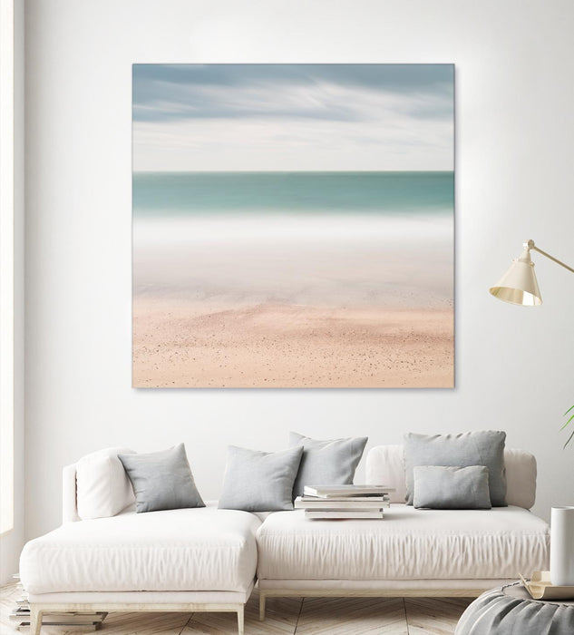 Œuvre d’art murale Giant Art « Beach, Sea, Sky » 72 x 72