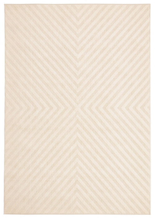 Carpette Dodie ivoire 4 pi 7 po x 6 pi 7 po