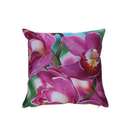 Coussin résistant à l’eau pour l’extérieur orné d’orchidées - ensemble de 2