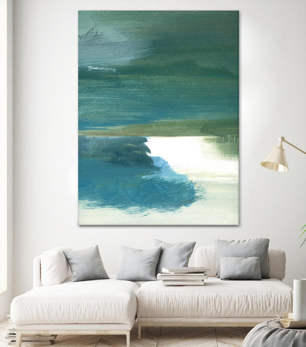 Œuvre d’art murale Giant Art « Coastal Seascapes C » 72 x 54