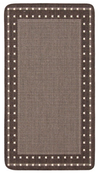 Carpette Clementine chocolat - 2 pi 2 po x 3 pi 11 po