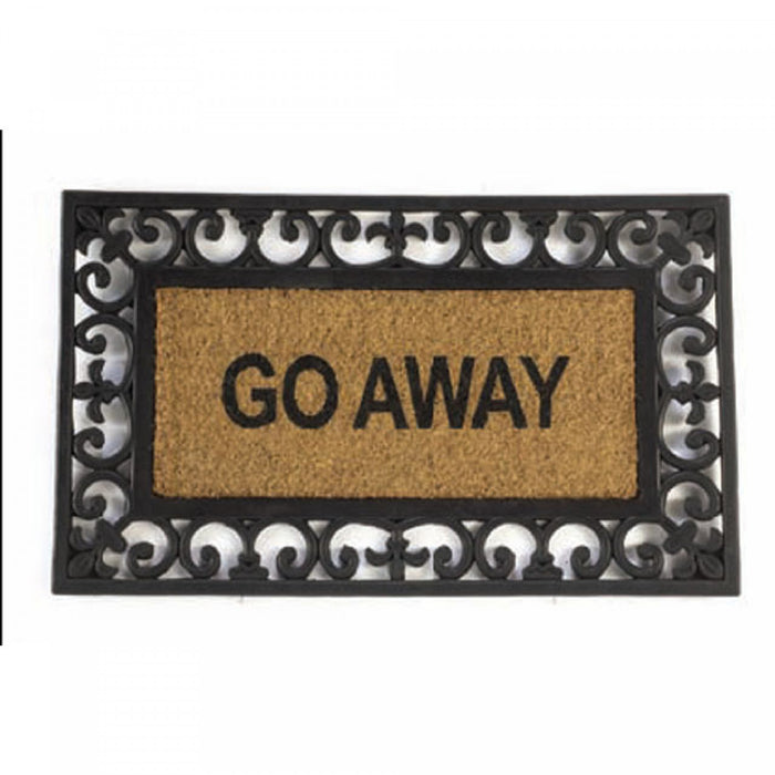 Tapis de plancher « Go Away » en caoutchouc moulé