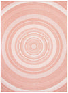 Carpette Neisha Modern corail 5 pi 3 po x 7 pi 3 po
