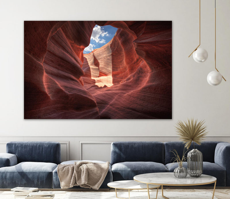 Œuvre d’art murale Giant Art « Antelope Canyon » 84 x 54