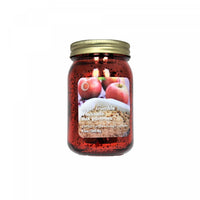 Chandelle de 9,2 oz à arôme de croustade aux pommes dans un pot Mason électroplaqué - ensemble de 2