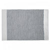 Carpette argentée en coton tissé à la main avec LurexMC