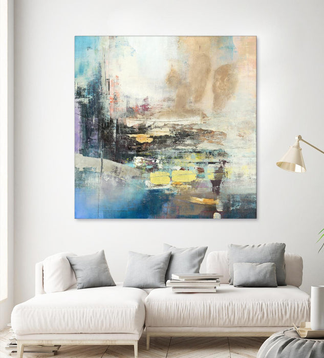 Œuvre d’art murale Giant Art « Awaken I » 54 x 54