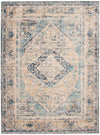Carpette Bolivar Bijar bleu - 5 pi 0 pox 8 pi 0 po