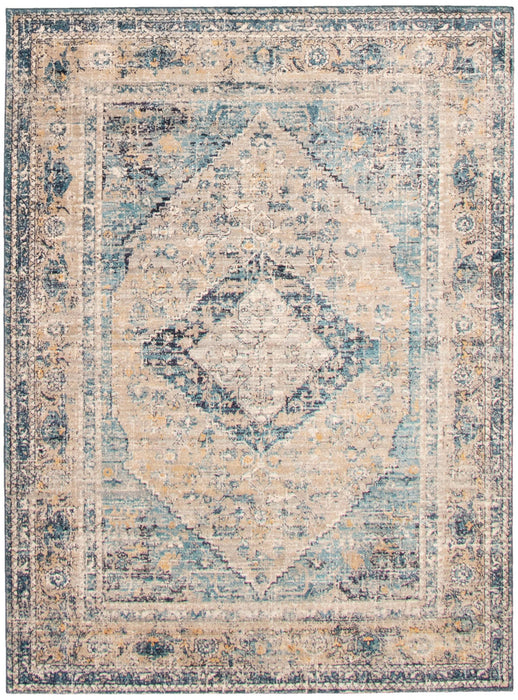 Carpette Bolivar Bijar bleu - 5 pi 0 pox 8 pi 0 po