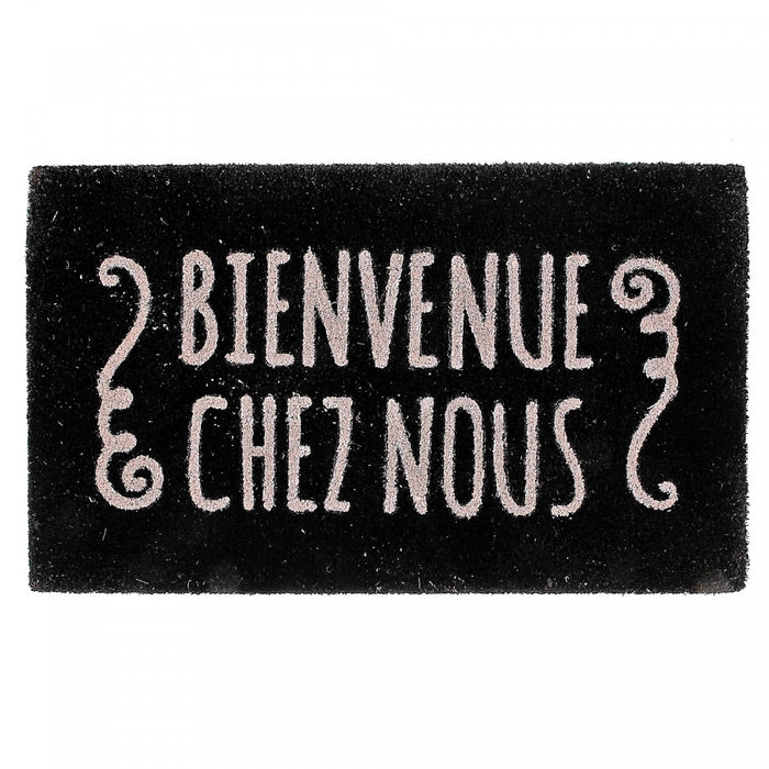 Paillasson en fibre de coco « Bienvenue Chez Nous »