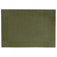 Napperon vert en vinyle de style classique - ensemble de 12