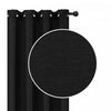 Panneau coupe-lumière Linea de 96 po noir en jacquard