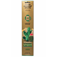 Ensemble de 8 paquets de bâtons d’encens au cactus en fleurs de Gonesh