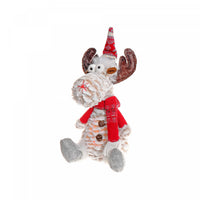 Peluche Chip le renne assis à DEL