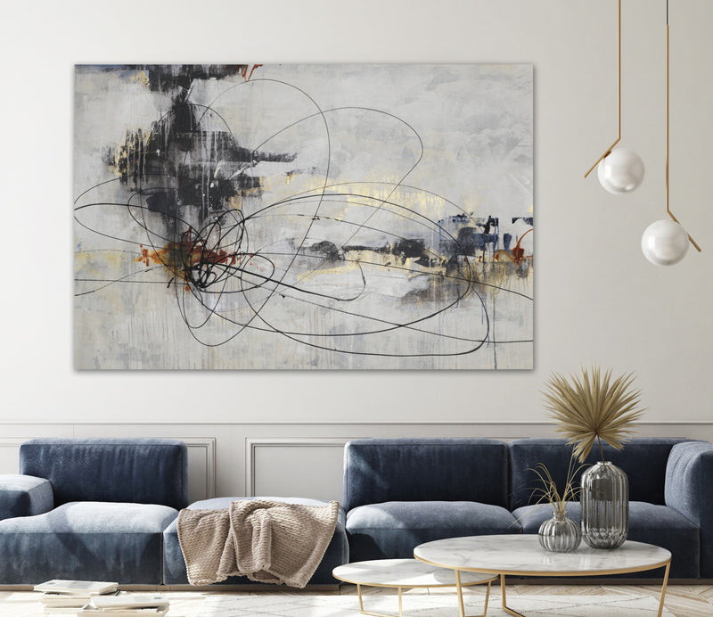 Œuvre d’art murale Giant Art « Mess With The Mind I » 84 x 54