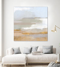 Œuvre d’art murale Giant Art « Abstract Coastland Ii » 54 x 54