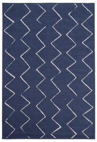 Carpette Kimi bleue 4 pi 7 po x 6 pi 7 po