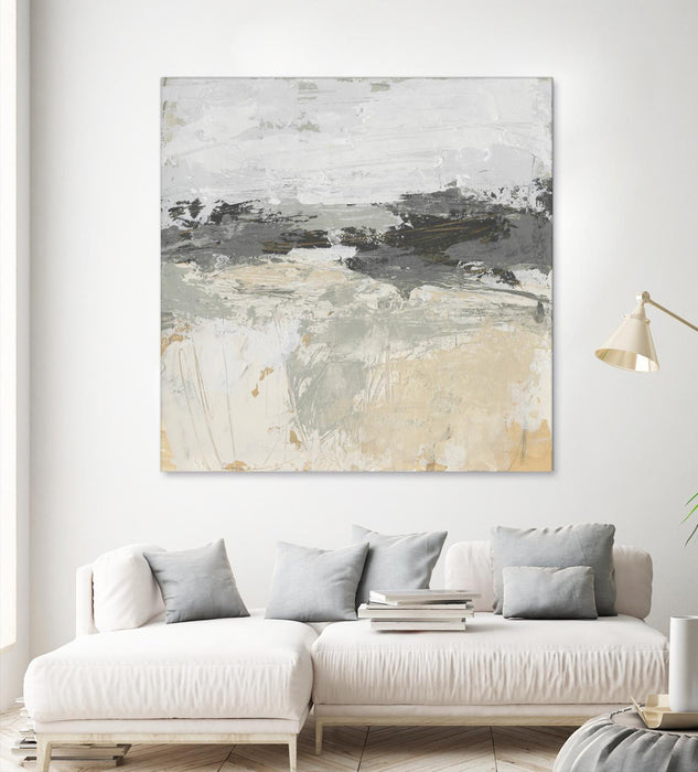 Œuvre d’art murale Giant Art « Wheatfield Ii » 54 x 54