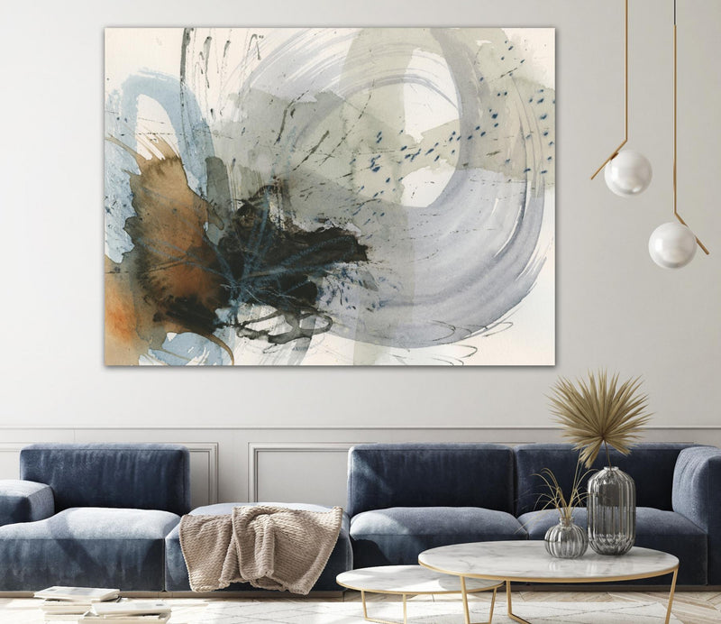 Œuvre d’art murale Giant Art « Orbital Burst Ii » 72 x 54