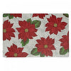 Napperon Eva 12 x 18 orné de poinsettias - ensemble de 12