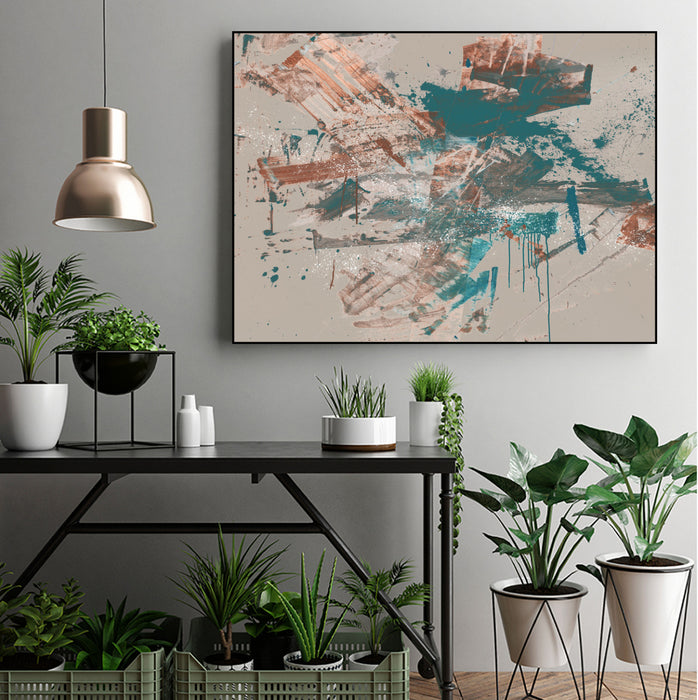 Œuvre d’art murale sur toile encadrée noire « Fresh Grind Ii » 40 x 30