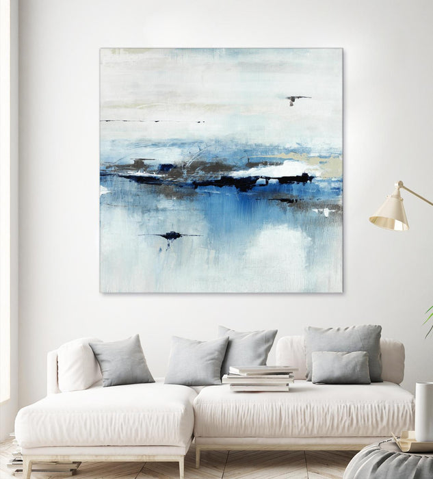 Œuvre d’art murale Giant Art « Meeting Oceans » 54 x 54
