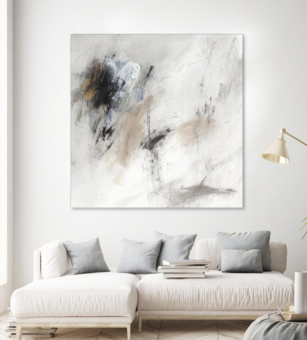 Œuvre d’art murale Giant Art « Sketch Lines I » 54 x 54