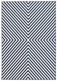 Carpette Dodie bleueivoire 6 pi 7 po x 9 pi 6 po