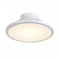Plafonnier affleuré Lucida blanc à DEL intégrées