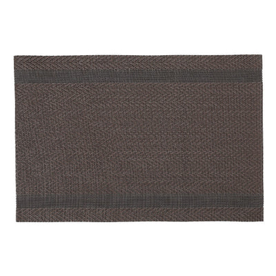 Vinyl Placemat Mackenzie Chocolate - Set of 12|Napperon Mackenzie de couleur chocolat en vinyle - ensemble de 12