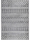 Carpette Lavan grise à motifs marocains 5 x 8