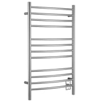  Porte-serviettes chauffant électrique Lustra d’Ancona 12 barres courbées, câblé et branché - AN-5342 