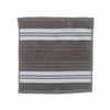 Débarbouillette gris froid 12 x 12 de luxe - ensemble de 6 serviettes