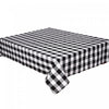 Nappe de 52 po x 72 po à point à carreaux blancs