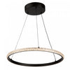 Luminaire suspendu Nova noir à DEL de 24 W