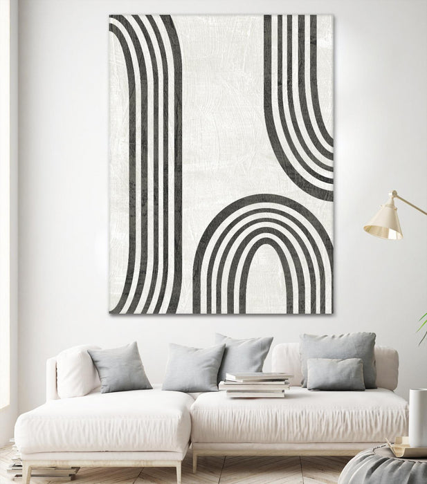Œuvre d’art murale Giant Art « Modern Arc I » 72 x 54