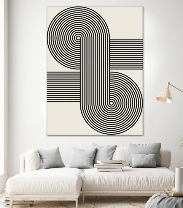 Œuvre d’art murale Giant Art « Simplicity Xv » 72 x 54