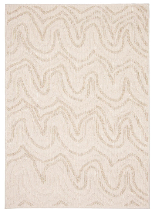 Carpette Elissa beige - 6 pi 7 po x 9 pi 6 po