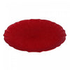 Assiette de service ronde rouge texturée - ensemble de 6