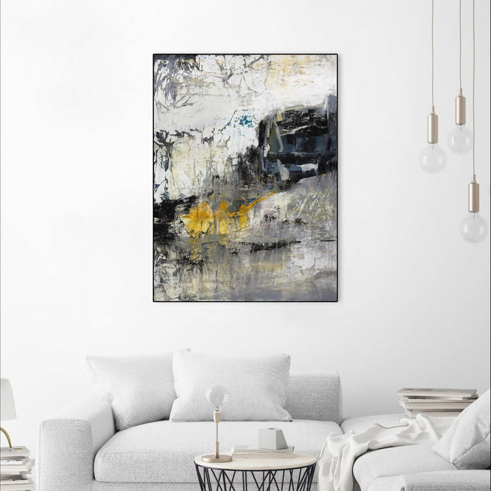 Œuvre d'art murale sur toile encadrée noire « The Hike » 30 x 40