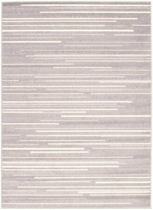 Carpette Faith argent-crème - 3 pi 11 pox 5 pi 7 po