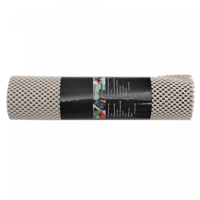 Tapis antidérapant gris de 12 po x 59 po en PVC - ensemble de 6 articles de rangement pour la cuisine