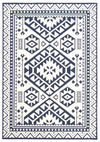 Carpette Gaia bleue 5 pi 3 po x 7 pi 7 po