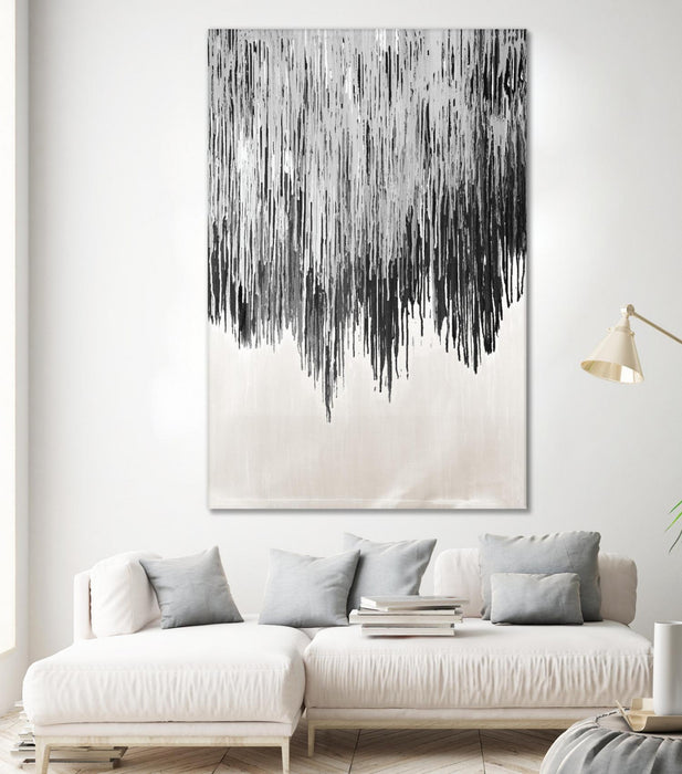 Œuvre d’art murale Giant Art « Stained Shower Ii » 84 x 54